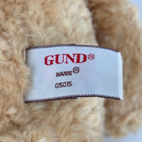 Gund Manni Plush Teddy Bear Tan 14 Inch Stuffed Animal Toy #015015 - Picture 6 of 8